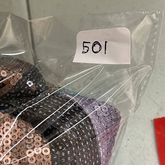 Venus Colorful Striped Sequin Tuxedo Dress Woman’s Sz 6, Faux Wrap, Zipper Retro - Picture 11 of 13